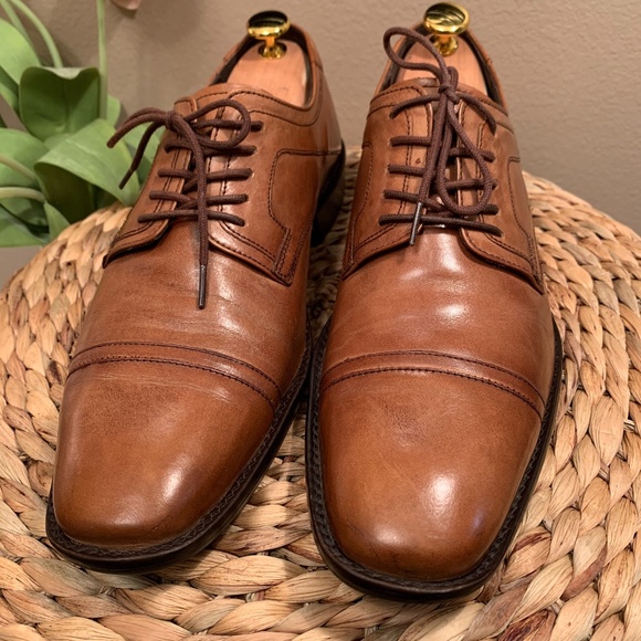 larsey cap toe shoe by johnston & murphy